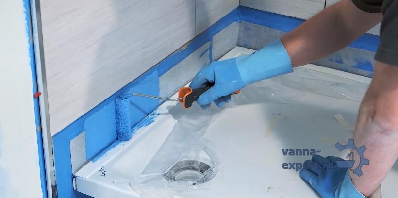 Нанесение мастики