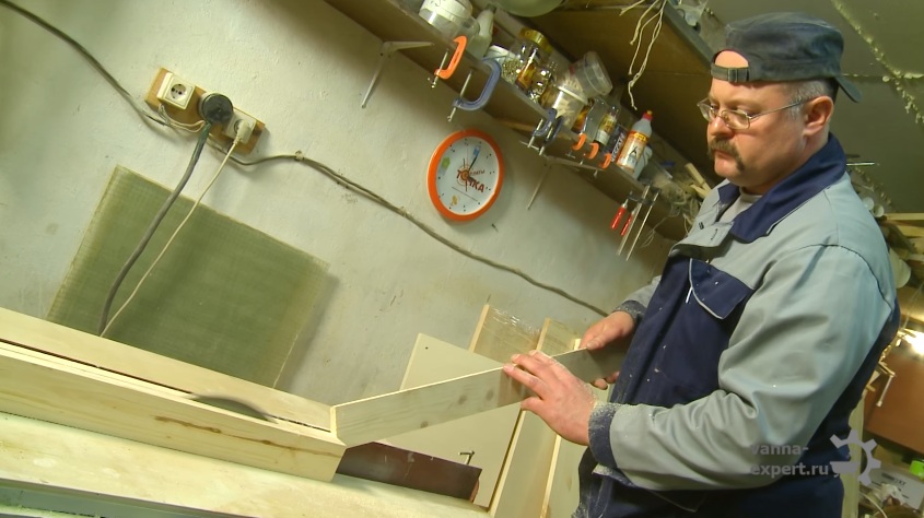 Распил бруса вдоль