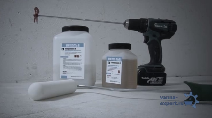 Грунтовка, миксер для смешивания