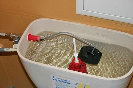 Поплавок с латунным рычагом