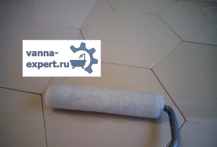 Обработка поверхности плитки