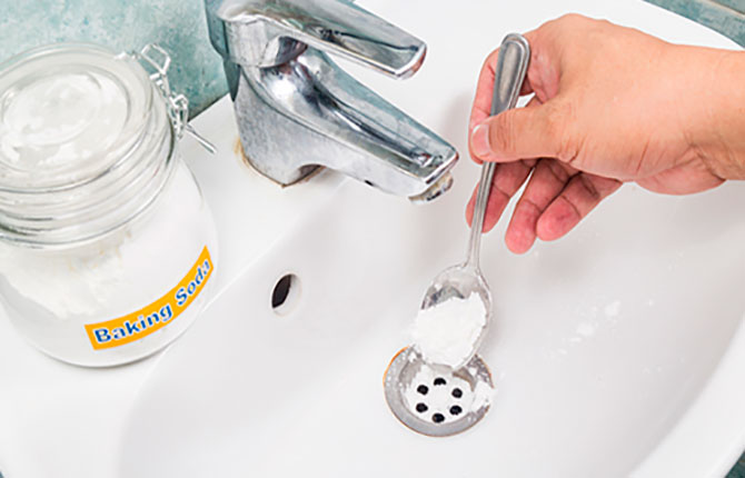 Сода в раковину