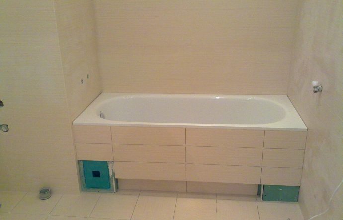 Экран с выемкой для ног