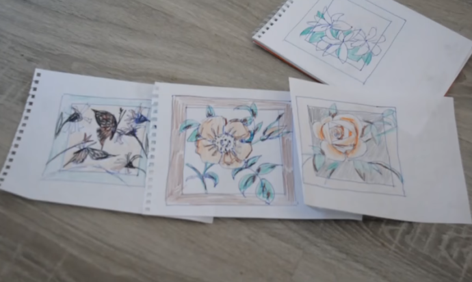 Рисунки панно