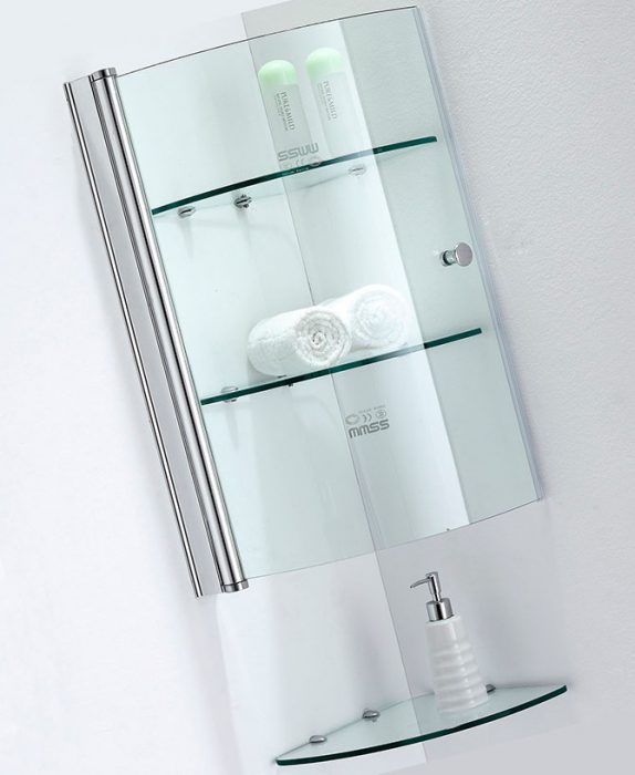 Стеклянные шкафы для ванной