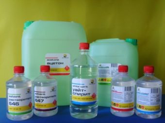 Ацетон и подобные растворители