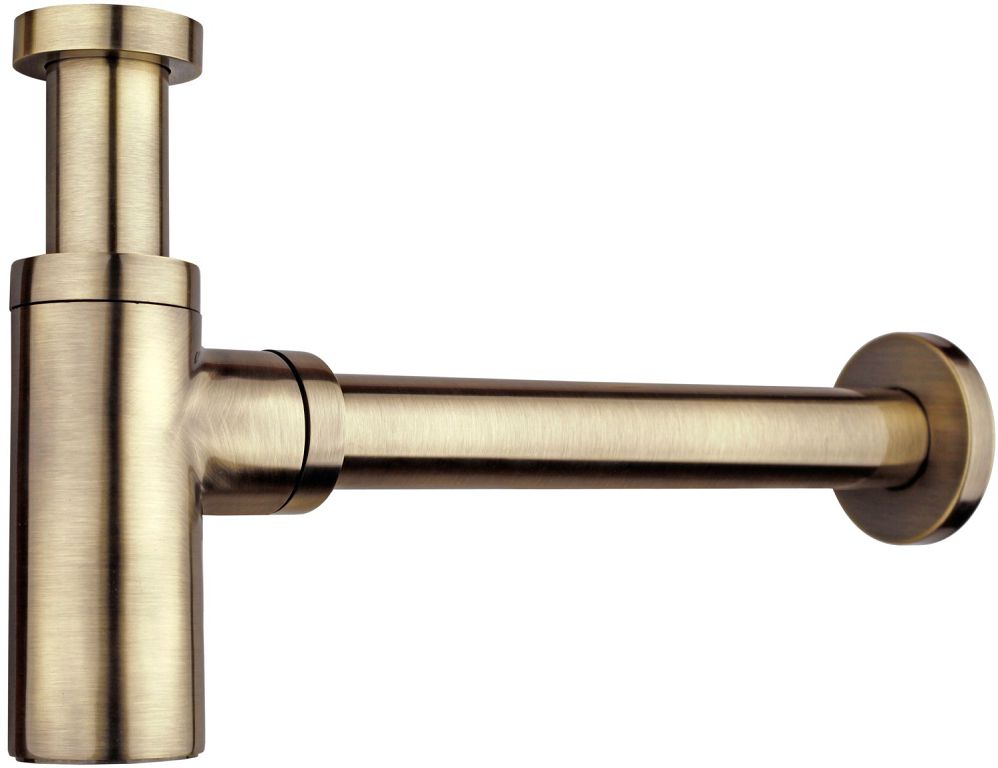 Бронзовый сифон под раковину