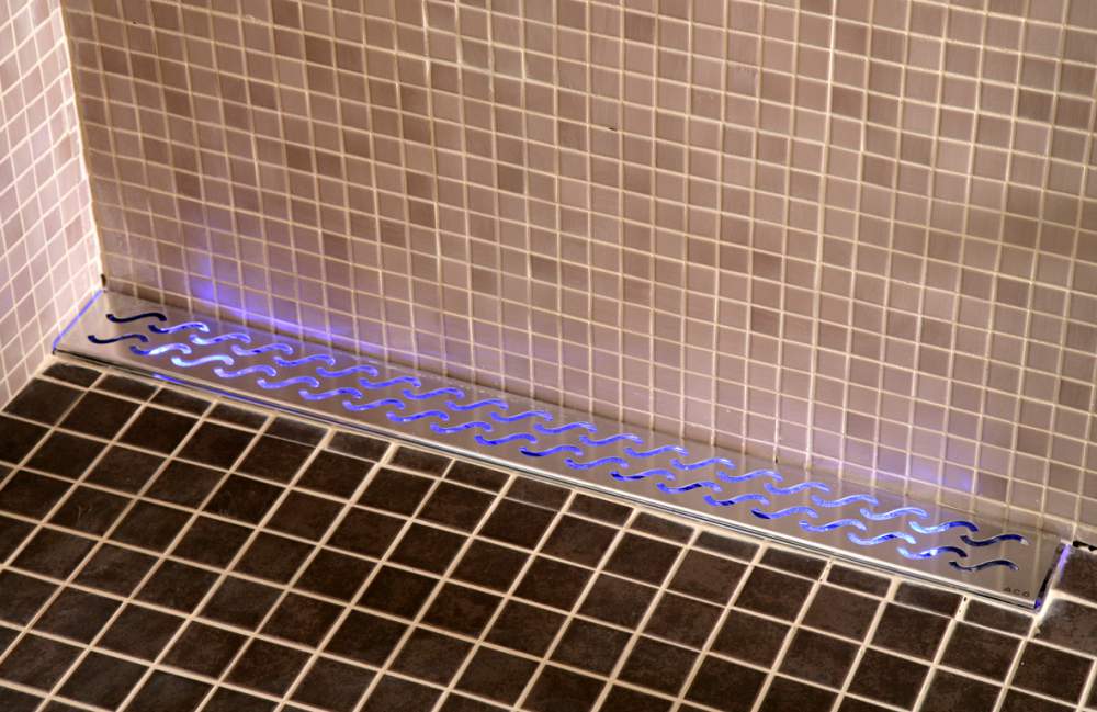 Душевой канал с подсветкой