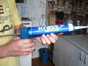 Герметик KRASS силиконовый универсальный