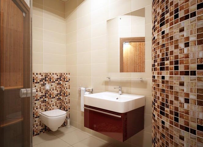 Керамическая плитка - классический материал для отделки полов в ванной комнате