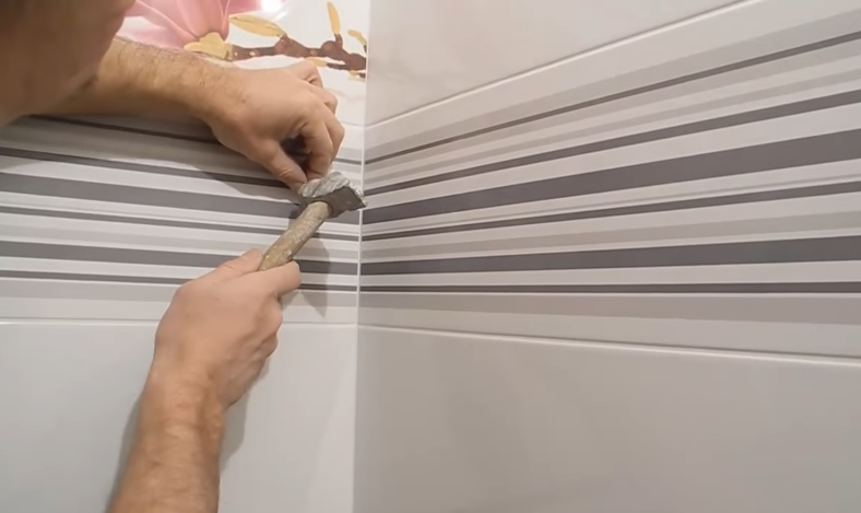 Кернение перед началом сверления