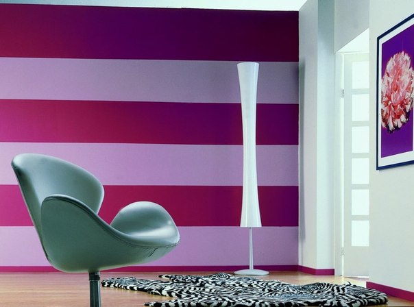 Красим стены в полосочку