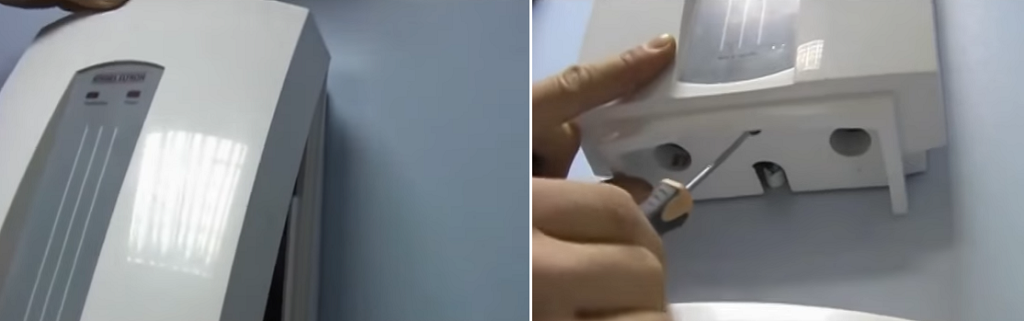 Крепление лицевой панели корпуса