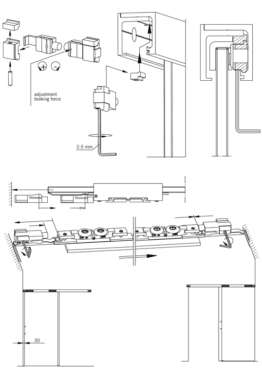 Крепление стопперов
