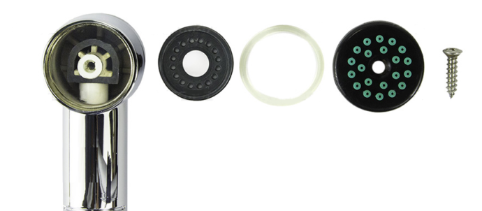 Лейка в разобраном виде