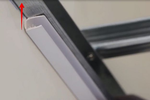 Монтаж F профиля