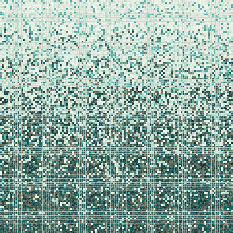 Мозаика в голубых тонах