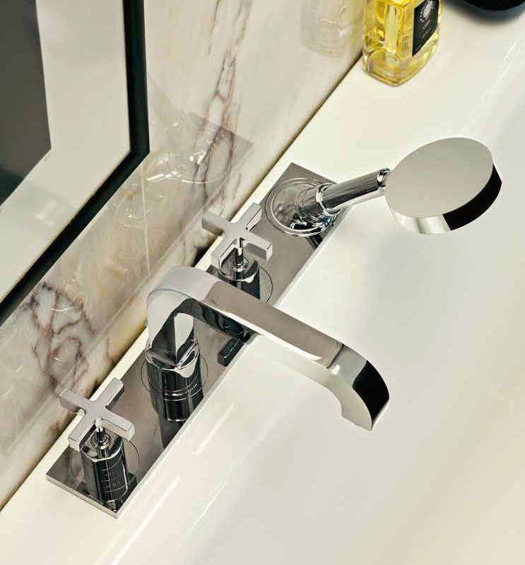 Набортный смеситель с душем