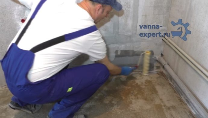 Нанесите грунтовку