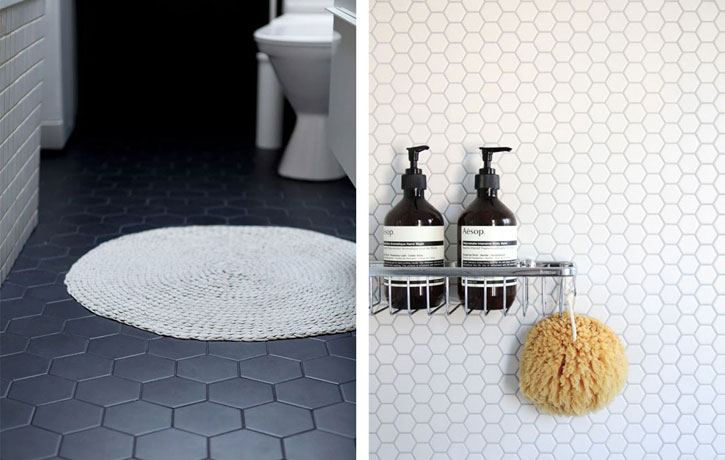 Настенная и напольная шестигранная плитка