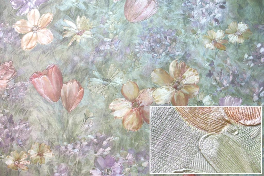 Обои шелкография