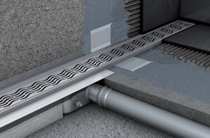 Общий вид канала для душа