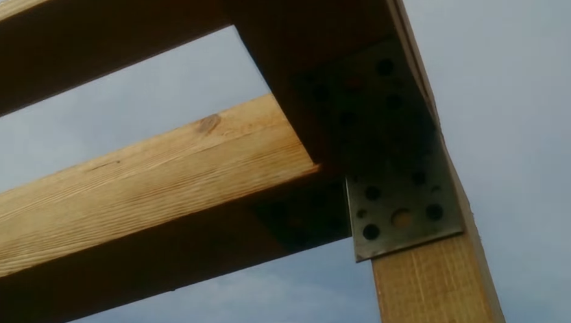 Обвязка стоек каркаса