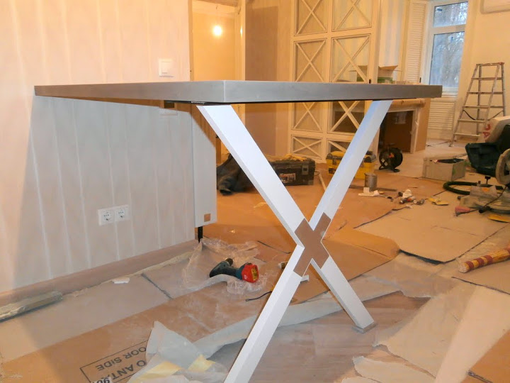 Опора из акрилового камня, пример