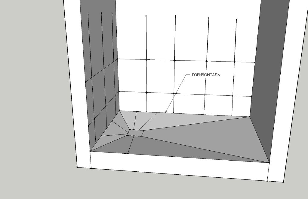 Определите расположение трапа