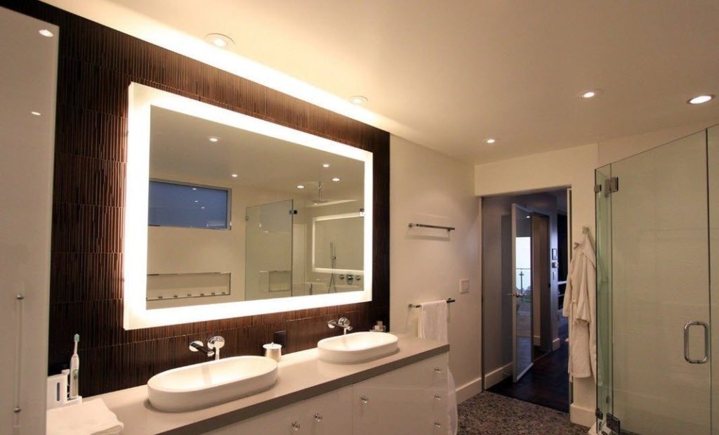 Освещение зеркала по периметру