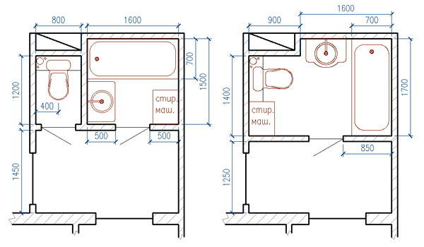 Перепланировка ванной