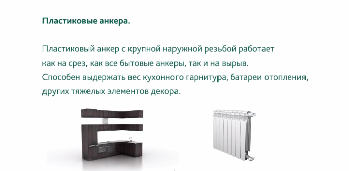 Пластиковый анкер