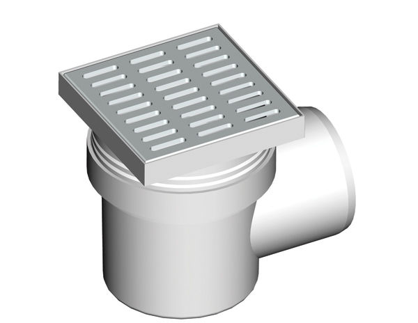 Пластиковый вертикальный трап