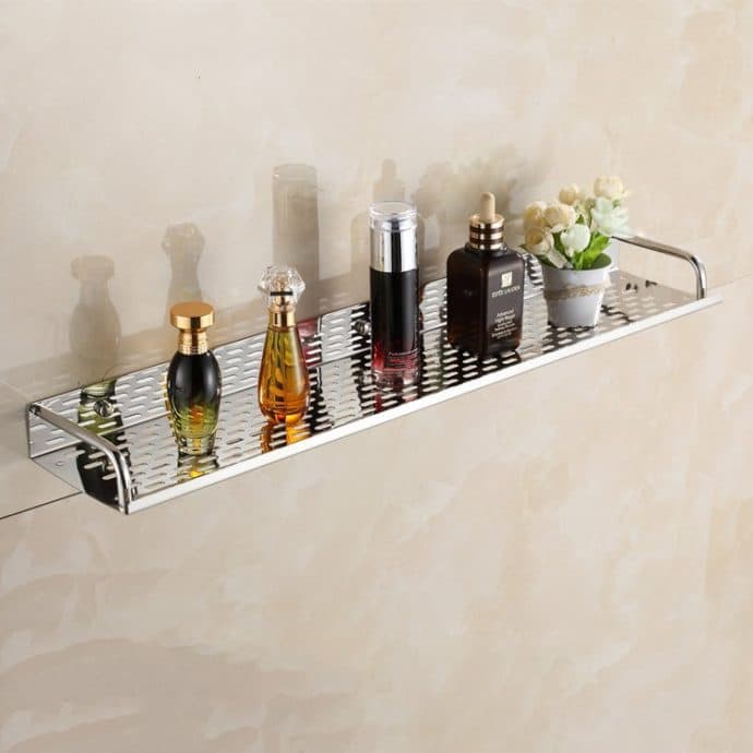 Полки для ванной комнаты из нержавеющей стали