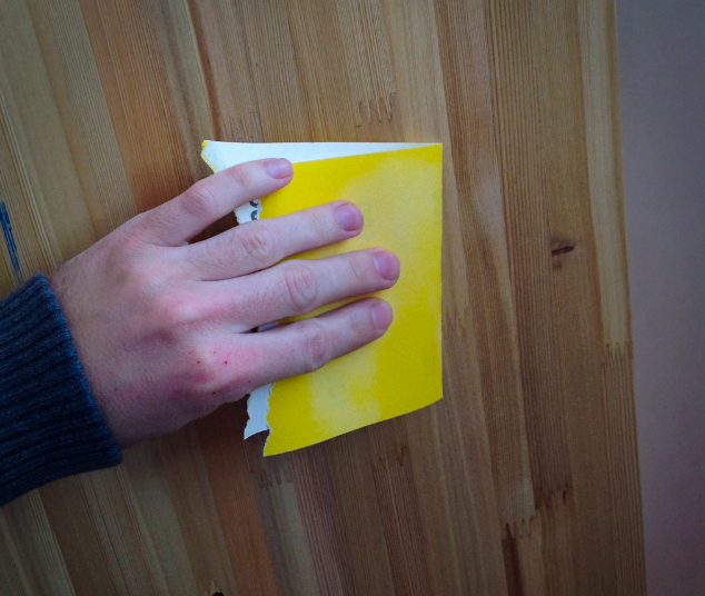 Процесс ошкуривания