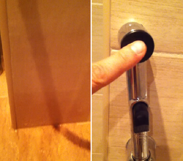 Протекает лейка гигиенического душа