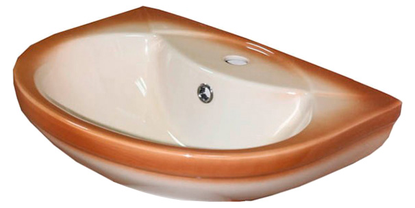 Раковина Rosa Комфорт коричневая