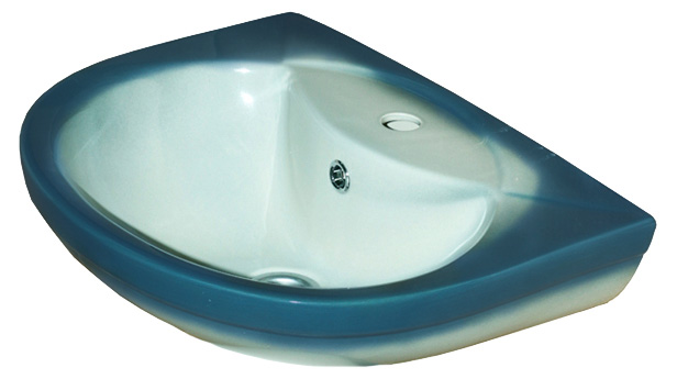 Раковина Rosa Комфорт синяя