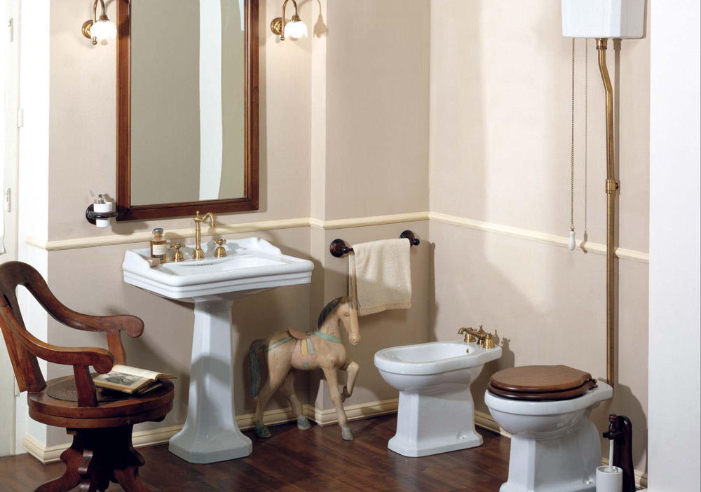 Раковина-тюльпан в ванную комнату