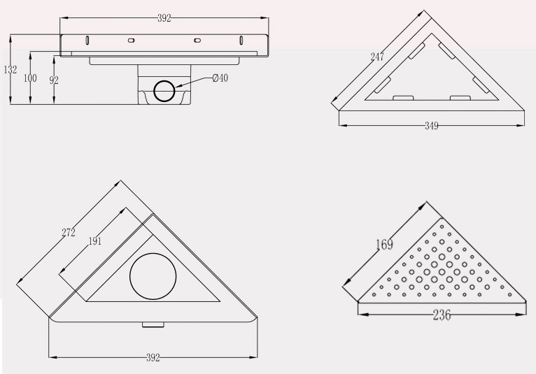 Размеры изделий указывают в паспорте