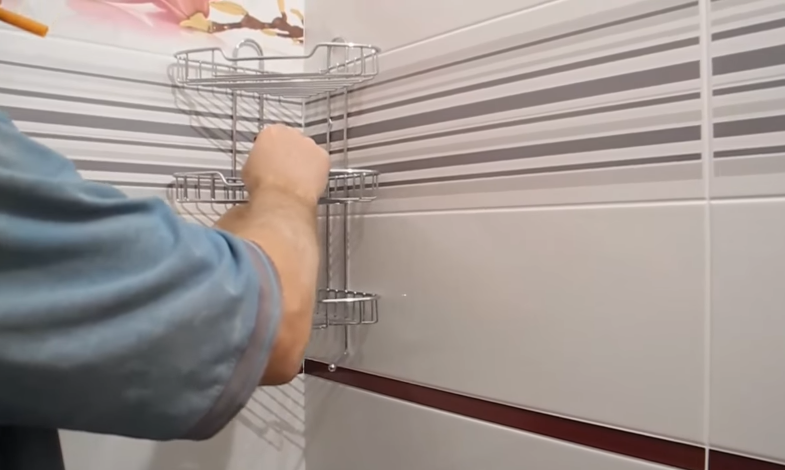 Разметка положения полки