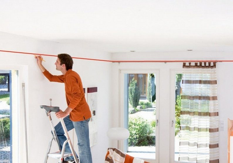 Разметка потолка