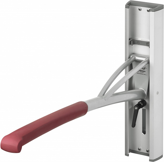 Регулируемый по высоте откидной поручень