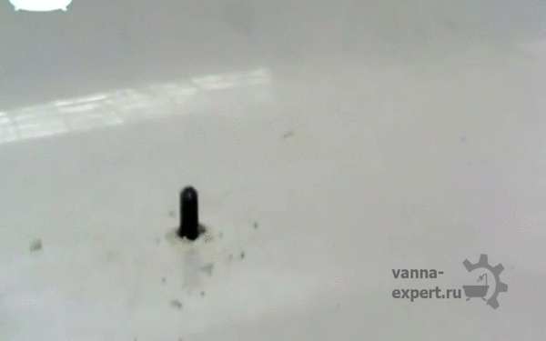 Ремонт небольших сквозных отверстий