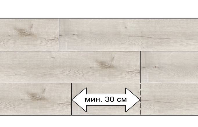 Ряды плитки укладываются со смещением