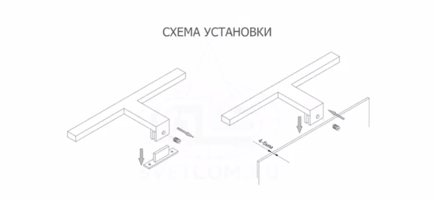 Схема установки