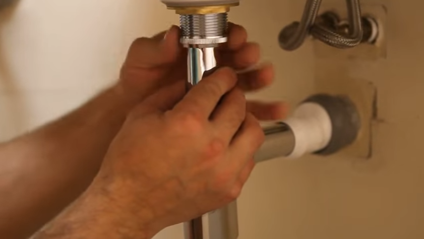 Снова соберите сифон