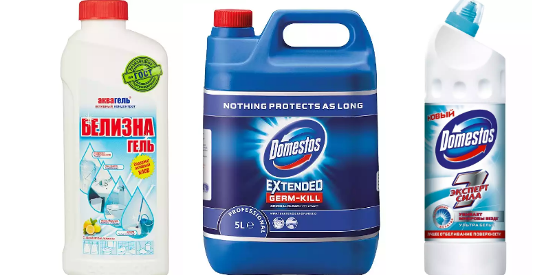 Средства с содержанием хлора