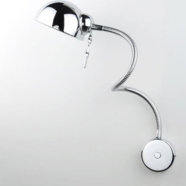 Светильник настенный, регулируемый. Подходит для освещения зеркал