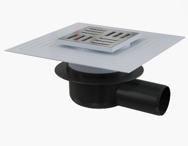 Трап дренажный с декоративной решеткой